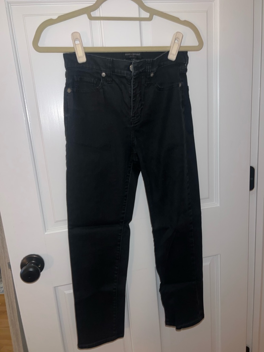 Banana Republic Black High-rise slim Jeans